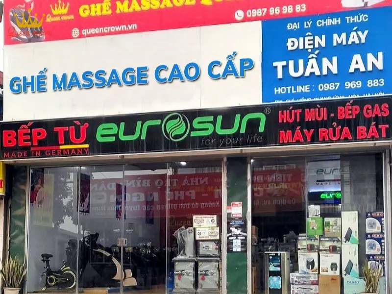Queen Crown - Nhà cung cấp ghế massage xã Ứng Hòa