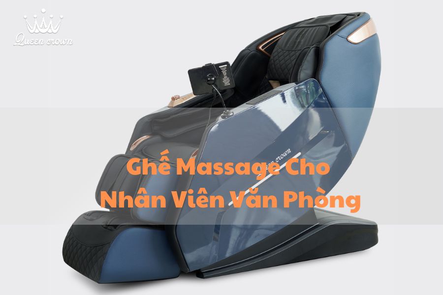 Xóa Tan Nỗi Lo Đau Mỏi Với TOP Ghế Massage Cho Nhân Viên Văn Phòng