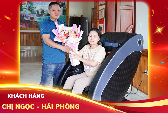 Chị Ngọc bất ngờ nhận được món quà “To đùng” từ chồng trong ngày 8-3