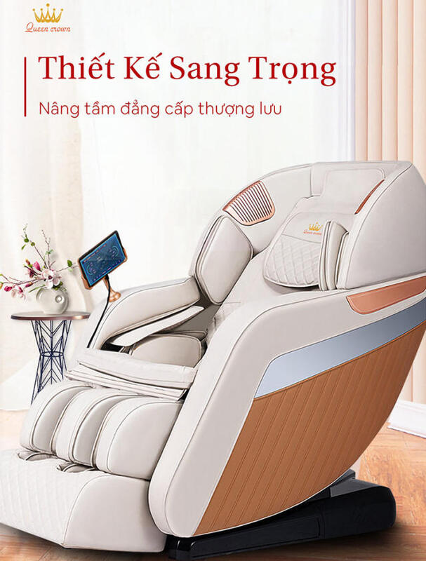 Ghế massage Queen Crown Fantasy M8 có thiết kế sang trọng