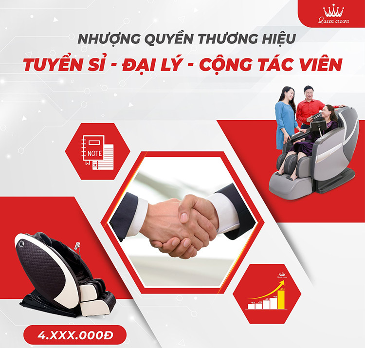 Hợp tác nhượng quyền cùng Queen Crown ngay hôm nay