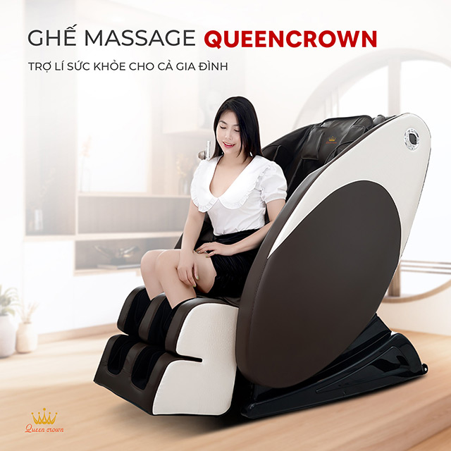 Bài tập chuyên sâu ghế massage Queen Crown QC T15
