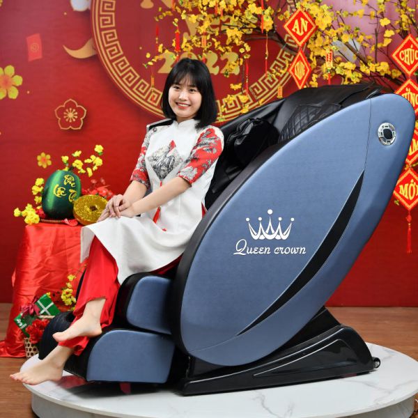 Bài tập chuyên sâu ghế massage Queen Crown QC7 Plus