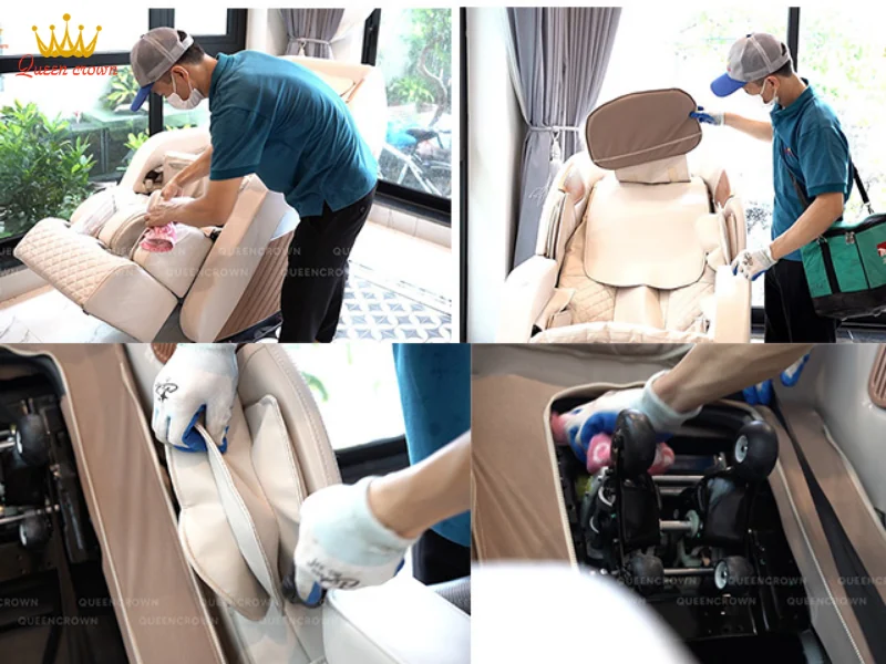 Tại sao nên chọn dịch vụ sửa ghế massage Queen Crown?