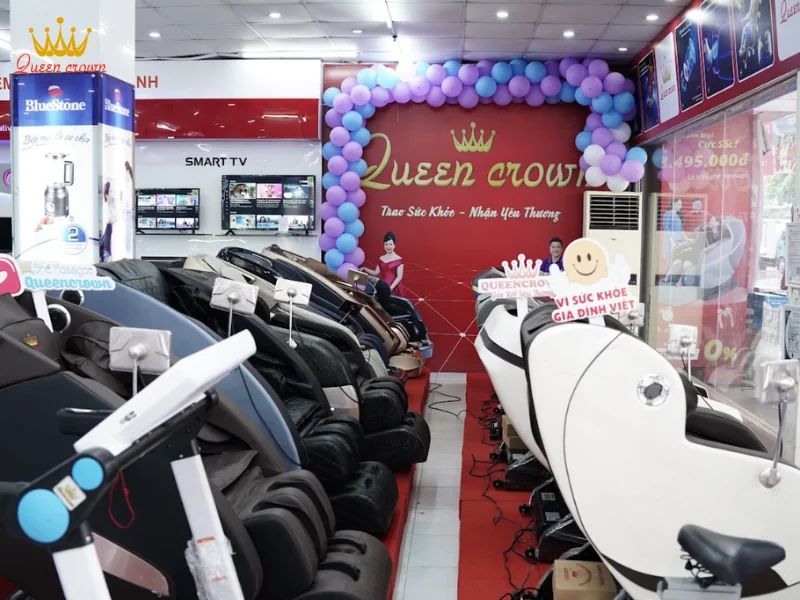 Queen Crown - Nhà cung cấp ghế massage phường Lĩnh Nam uy tín, chất lượng