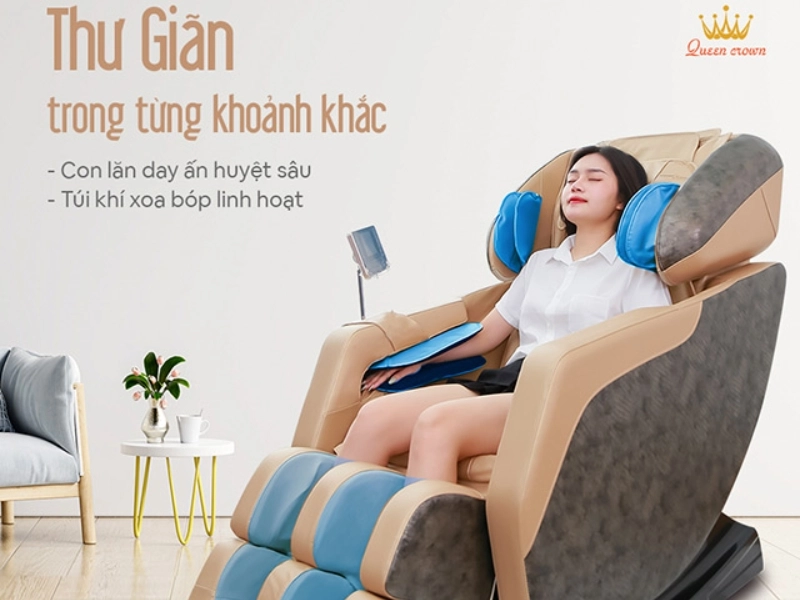 vai trò và lợi ích của túi khí ghế massage