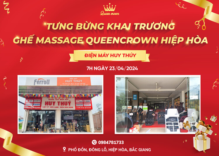 Tưng bừng khai trương showroom Queen Crown Hiệp Hòa