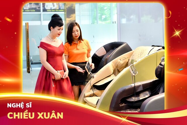 Bông Hồng Điện Ảnh - NSƯT Chiều Xuân Lựa Chọn Ghế Massage Để Trẻ Khỏe Mỗi Ngày