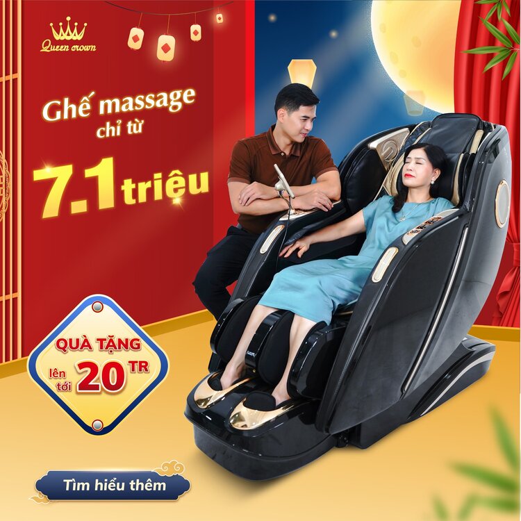 Mua ghế massage giá chỉ từ 7,1 triệu