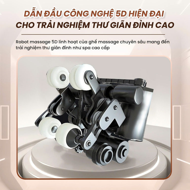 Ghế massage kinh doanh KD008 QR - Dẫn đầu công nghệ 5D hiện đại