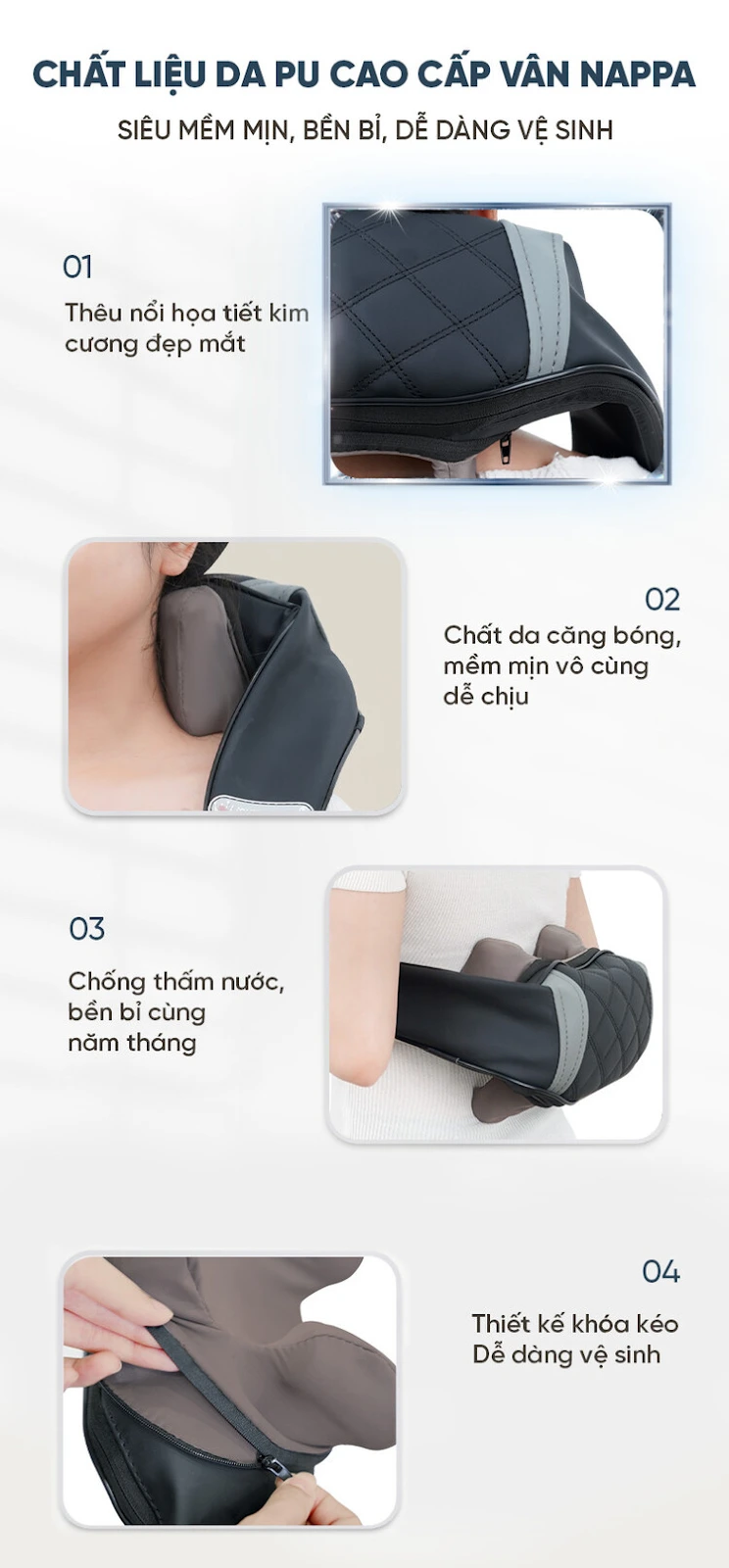 Đai massage Queen Crown QC M5