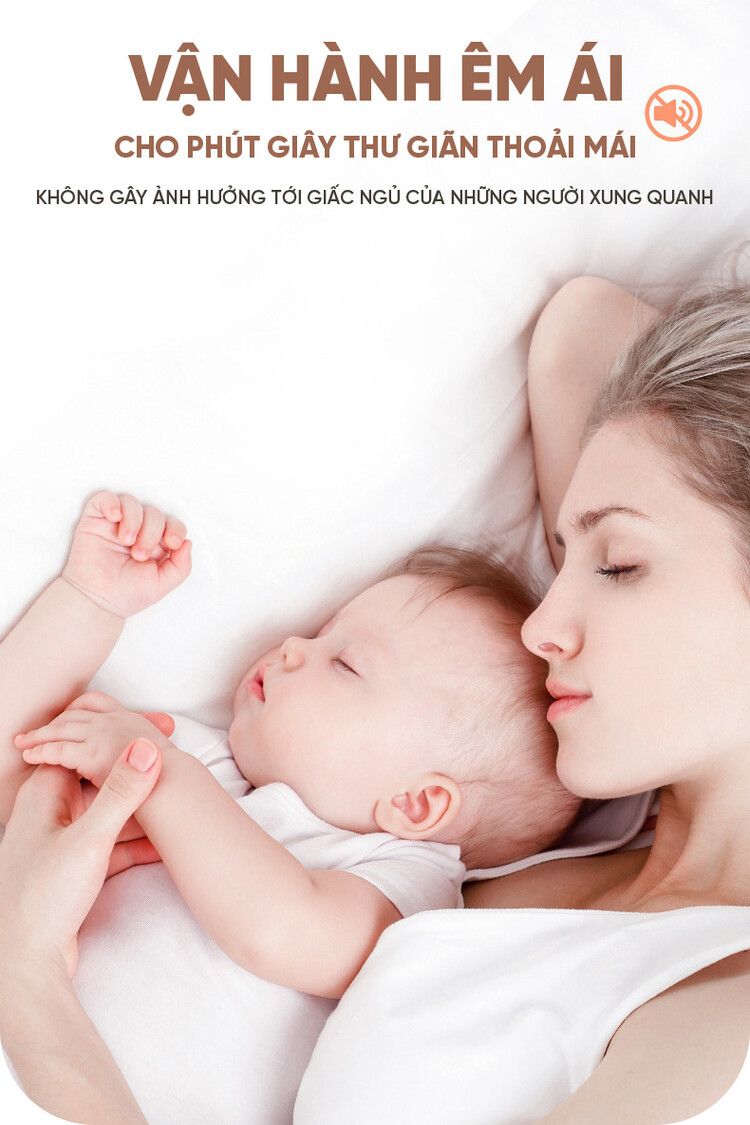Đai massage Queen Crown DC05 vận hành êm ái