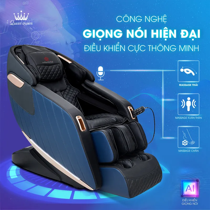 Ghế massage điều khiển bằng giọng nói là gì